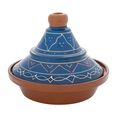 Tajine Fiesta - blauw - 27 cm