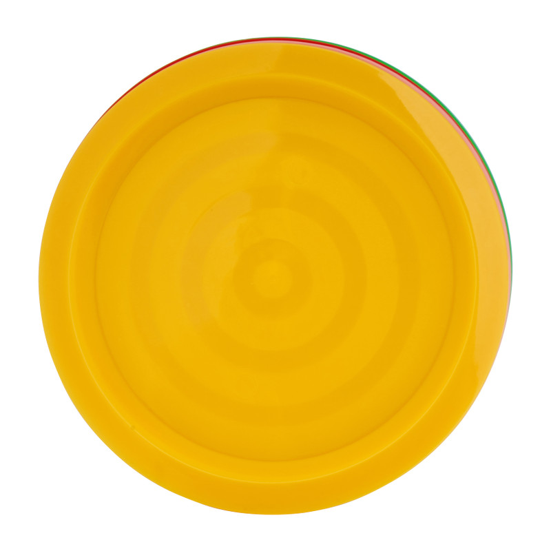 Bordje kunststof - ø19 cm - 6 stuks