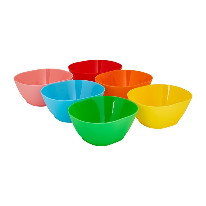 Schaaltje kunststof - ø12 cm - 6 stuks