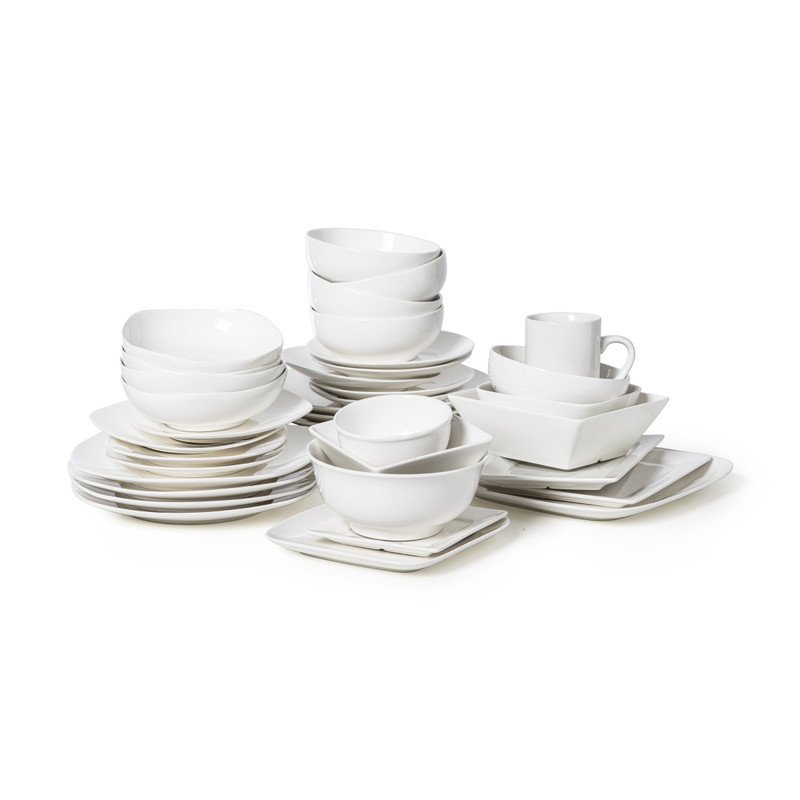 Serviesset rond - wit - 12-delig - 4 persoons