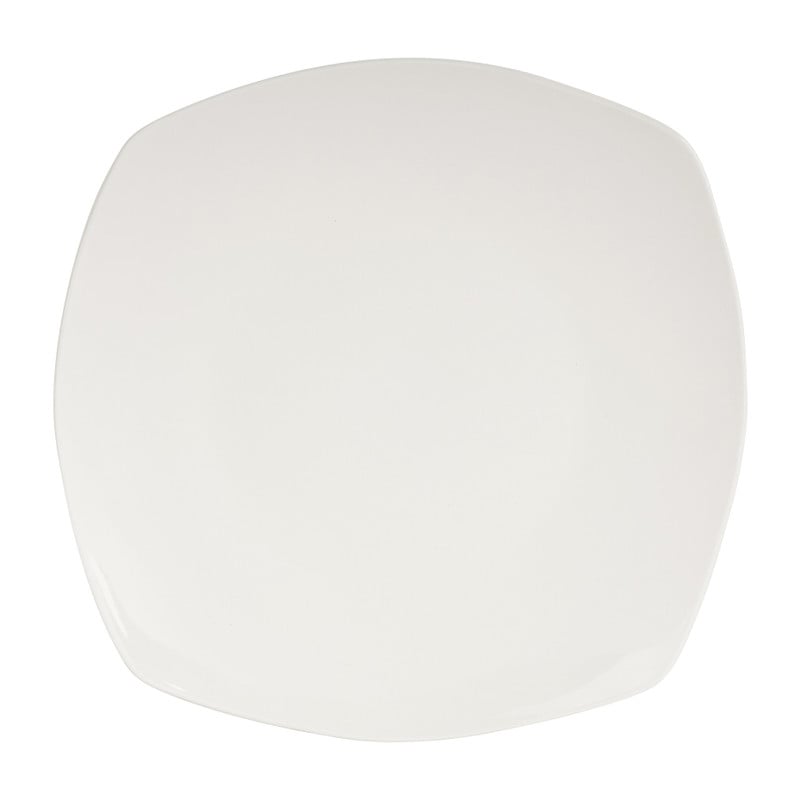 Serviesset vierkant - wit - 12-delig