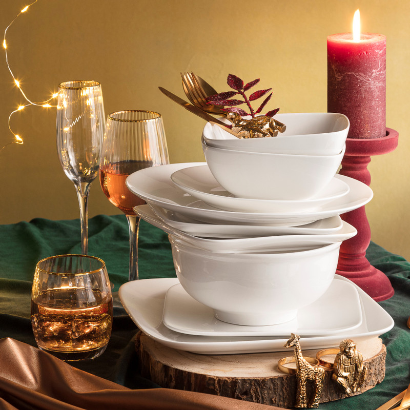 Ontbijtbord vierkant - 20x20 cm