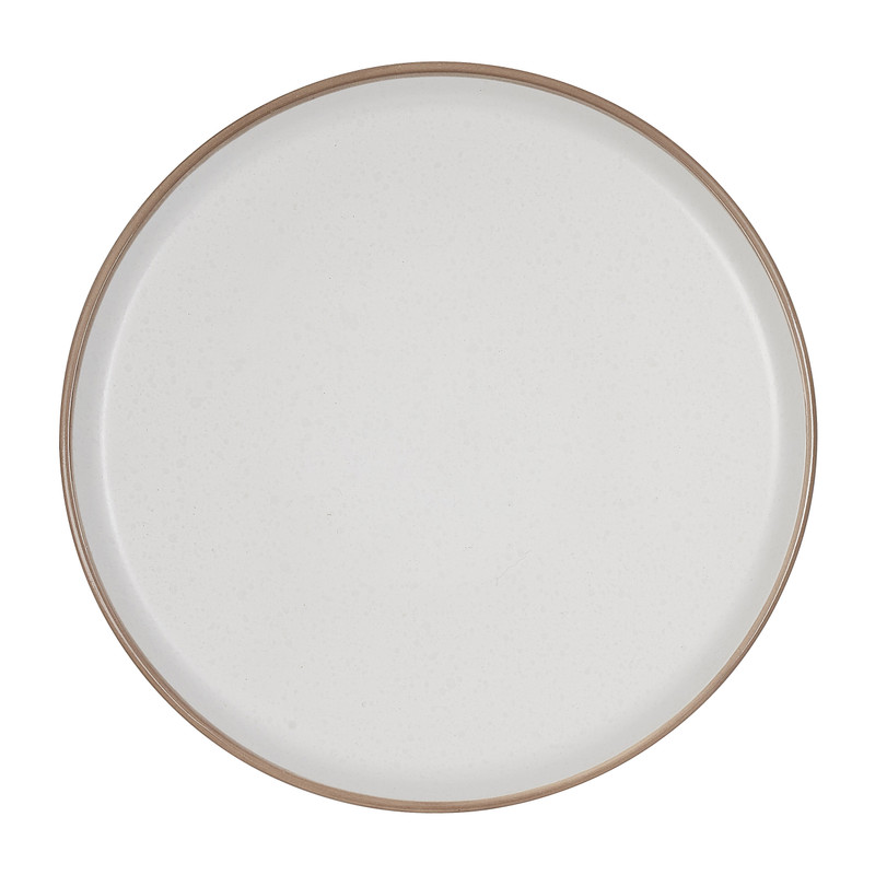 Bord Aurora - wit - ⌀21 cm 