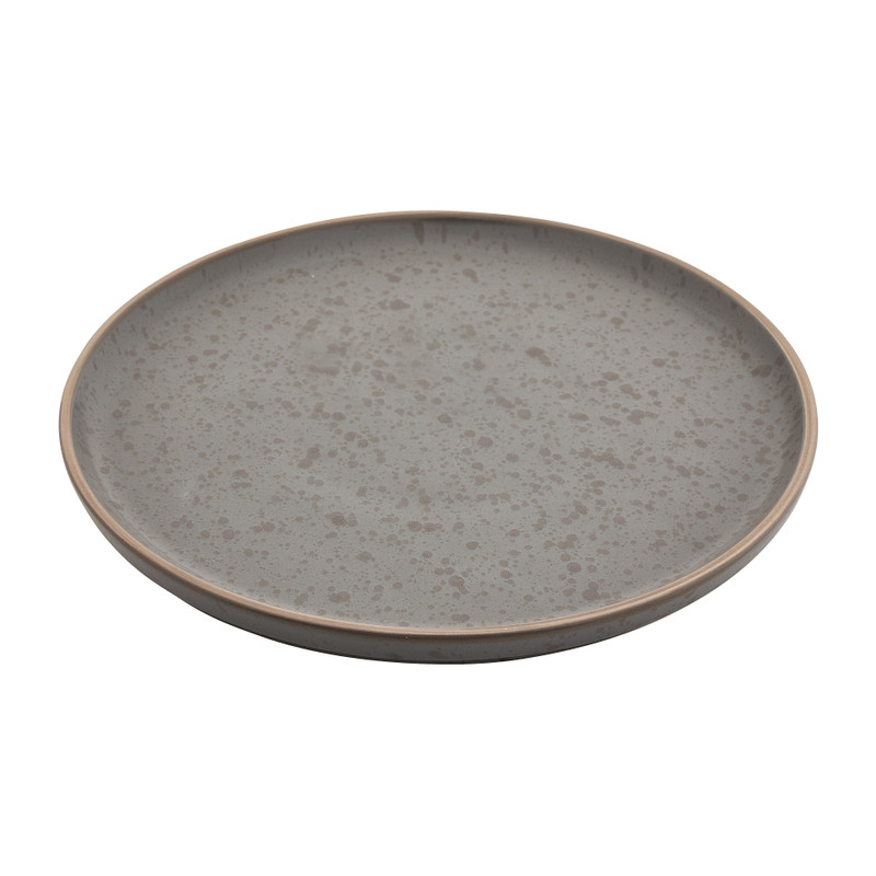 Bord Aurora - grijs - ⌀21 cm