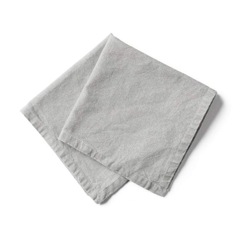 Servetten grijs - 40x40 cm - set van 2