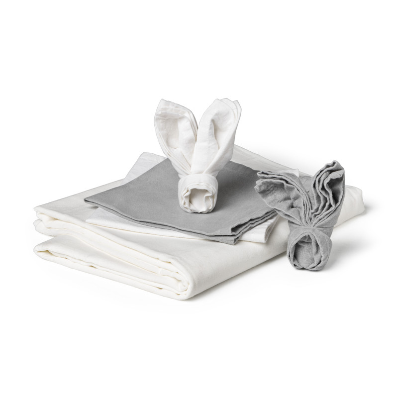 Servetten grijs - 40x40 cm - set van 2