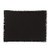 Placemat  franje - zwart - 32x46 cm
