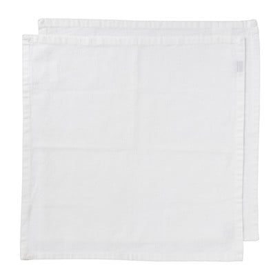 Servetten wit - set van 2 - 40x40 cm