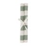 Placemat streep - groen - set van 2