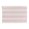 Placemat streep - roze - set van 2