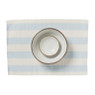 Placemat streep - blauw - set van 2