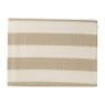 Tafelkleed gestreept groot - wit/beige - 145x320 cm