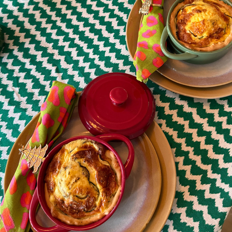 Servet met luipaardprint - multikleur 