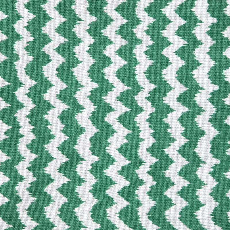 Tafelkleed zigzag - groen/wit - 140x240 cm