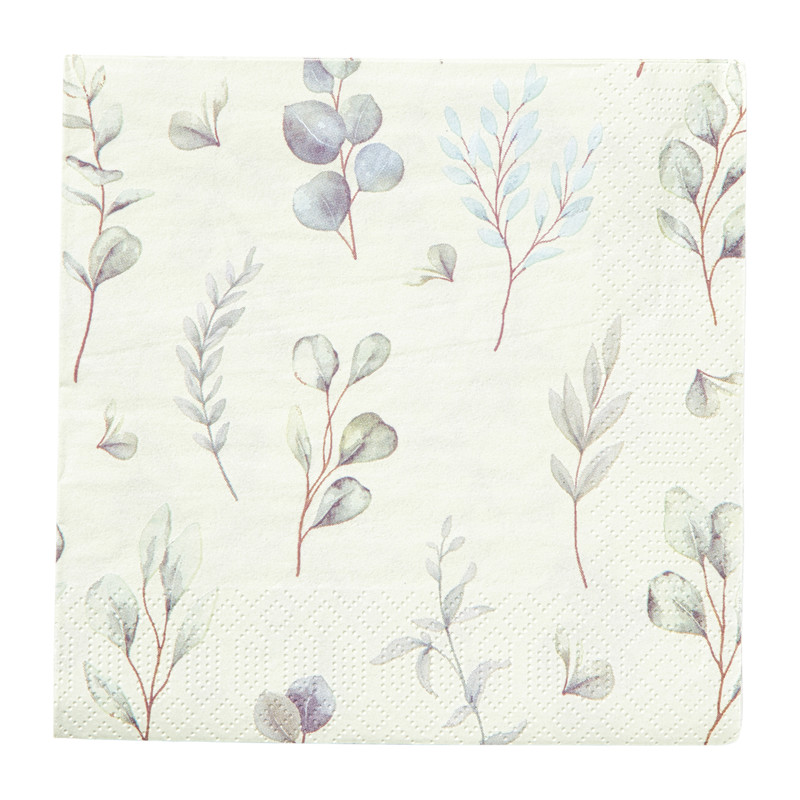 Servetten botanisch - 33x33 cm - set van 20