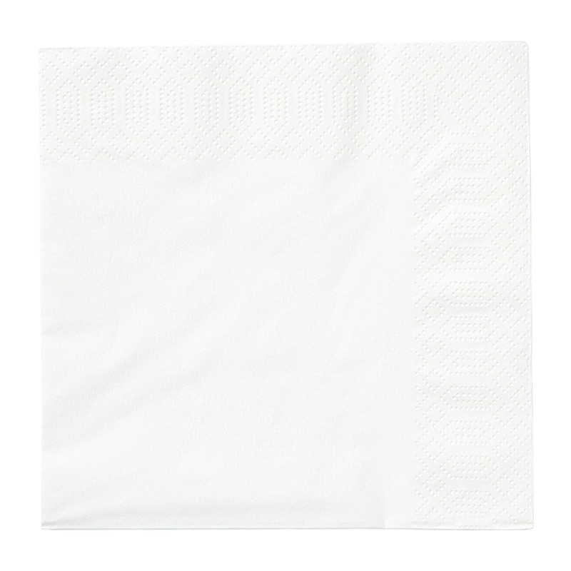 Servetten wit - 33x33 cm - set van 20