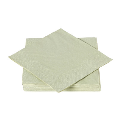 Servetten lichtgroen - 33x33 cm - set van 20