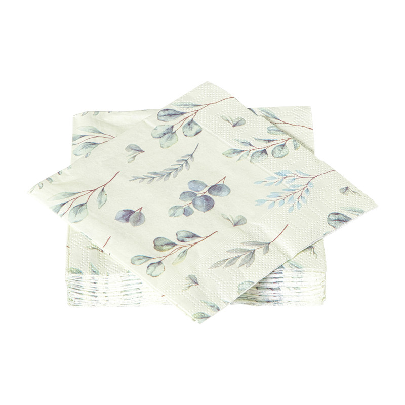 Servetten botanisch - 24x24 cm - set van 20