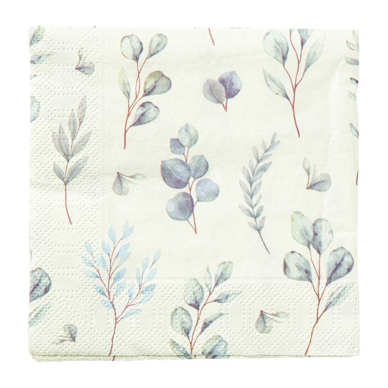 Servetten botanisch - 24x24 cm - set van 20