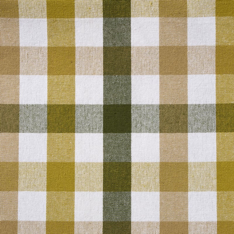 Tafelkleed ruit - groen/geel -  140x240 cm