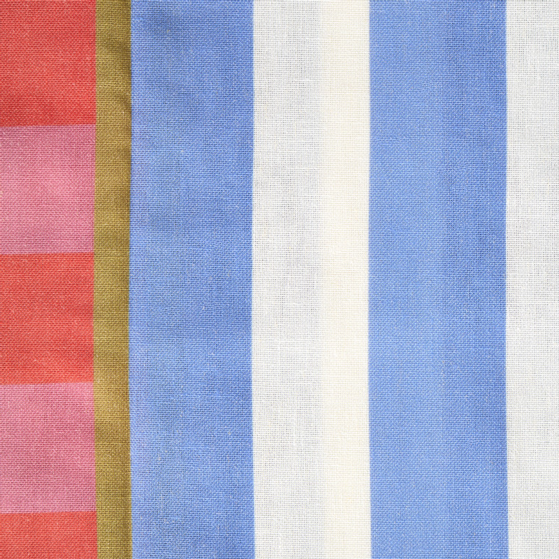 Tafelkleed streep - multikleur - 140x260 cm - Happy at Home by Sanny