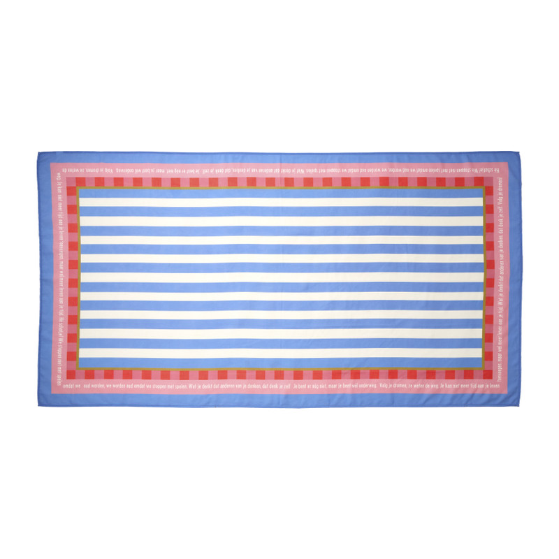 Tafelkleed streep - multikleur - 140x260 cm - Happy at Home by Sanny