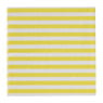 Servetten streep - geel - 33x33 cm - set van 20