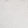 Tafelkleed bloem - wit - 125x220 cm
