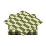 Servetten streep - groen - 33x33 cm