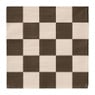 Servetten ruit - bruin - 33x33 cm