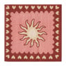 Servetten zon - roze - 33x33 cm