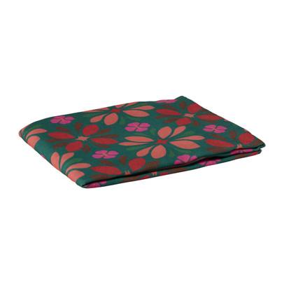 Tafelkleed bloemenprint kerst - multikleur - 140x240 cm