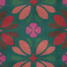 Tafelkleed bloemenprint kerst - multikleur - 140x240 cm