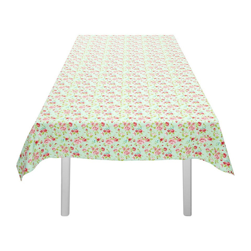 Tafelkleed romantic rose Turqoise