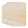 Placemat met goud lurex - 33x48 cm - crème