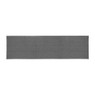Tafelloper zigzag - 45x150 cm - grijs