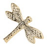 Servetring libelle - goud - ø4 cm