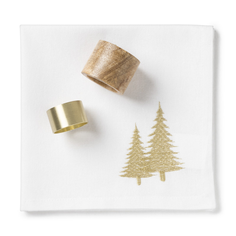 Servetring mangohout - ø5