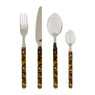 Bestekset vintage tortoise - set van 16