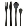 Amefa bestekset - mat zwart - 16-delig