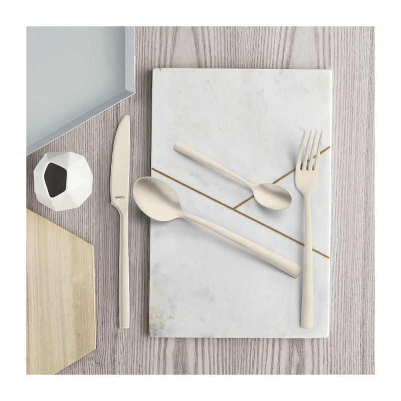 Bestekset Manille - Vintage champagnekleurig - 16-delig - 4 persoons