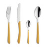 Amefa bestekset eclat - okergeel - 24 delig - 6 persoons