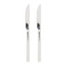 Tafelmessen - zilverkleurig - set van 2 