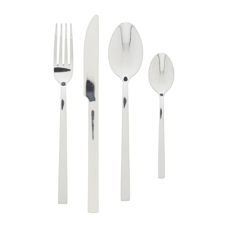 Tafellepels - zilverkleurig - set van 2