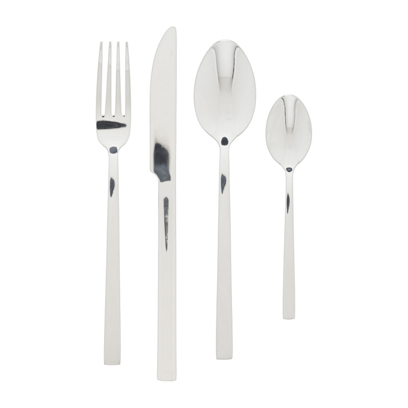 Theelepels - zilverkleurig - set van 2