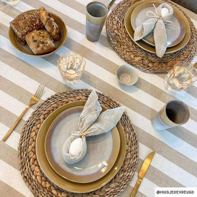 Tafelmessen - goudkleurig - set van 2 