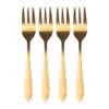 Gebaksvorkje goud - set van 4