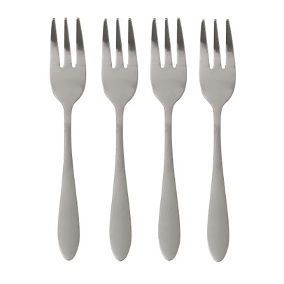 Gebaksvorkjes zilver - set van 4