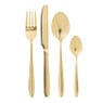 Excellent Houseware  bestekset - goud - 16-delig