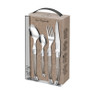 Amefa bestekset - Lou Laguiole - taupe - set van 24 - 6 persoons